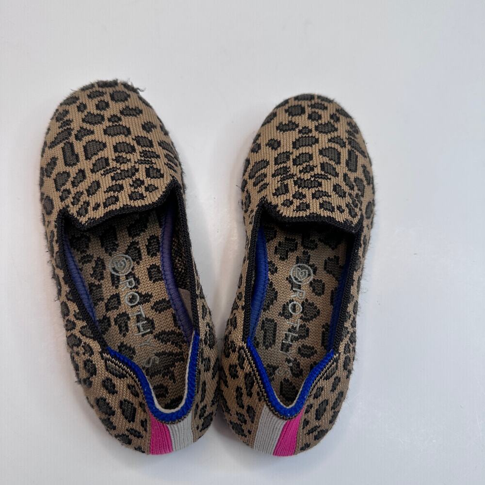 Rothy's Leopard Round Toe Flats